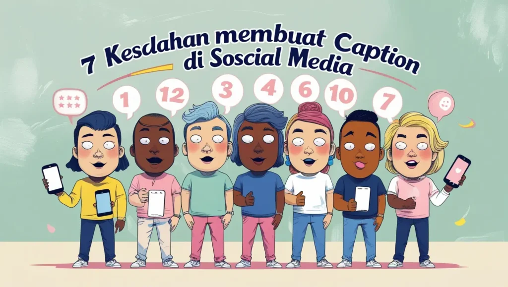 7 Kesalahan Membuat Caption di Sosial Media